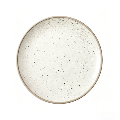 Cerelith Simple Minimalist Style Ceramic Flat Plate for Steak Pasta Flat Plate Fruit Plate