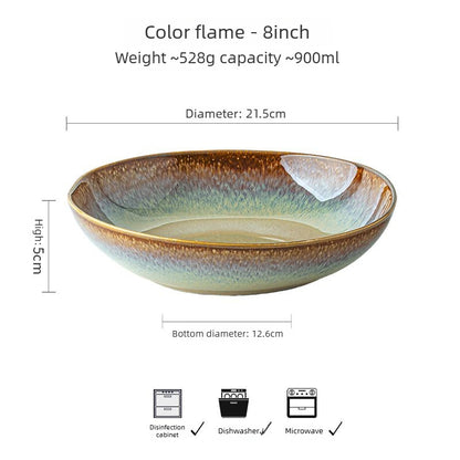 Cerelith 8inch Ceramic Plate Vegetable Plate Salad Plate