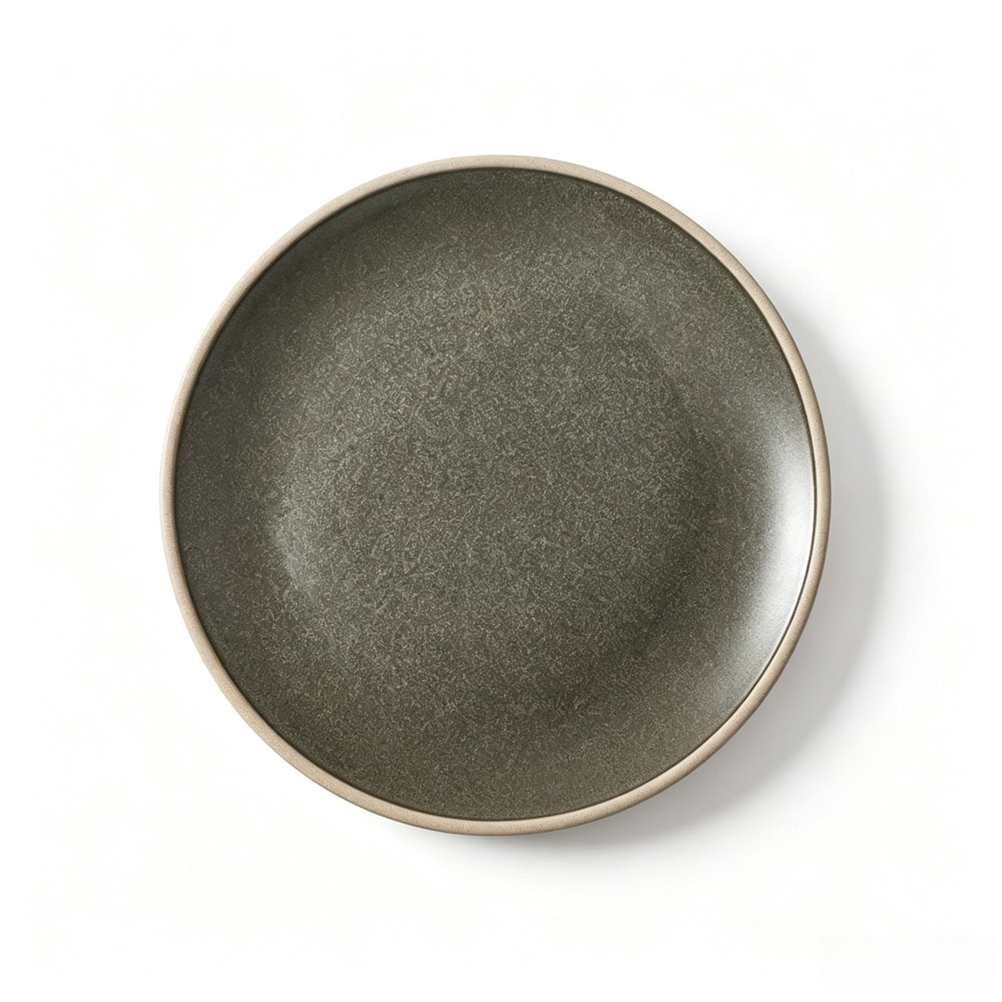 Cerelith Simple Minimalist Style Ceramic Flat Plate for Steak Pasta Flat Plate Fruit Plate