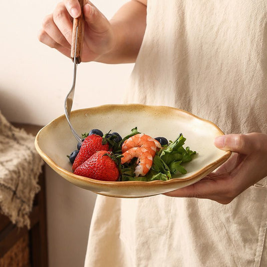 Cerelith dinnerware irregular color matching plates