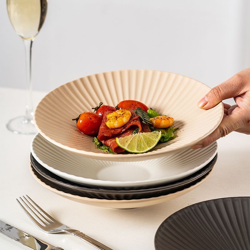 Cerelith Mocha Dinnerware Sets Underglaze Ceramic Tableware Set, Dish Set for Household New Home