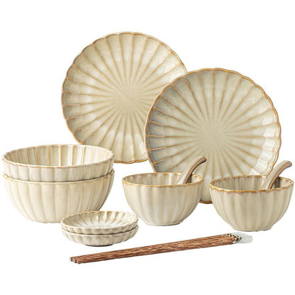 Cerelith Vintage Porcelain Dinnerware Sets Bowls, Plates, and Plates Set