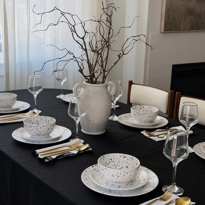 Cerelith 12 Piece Terrazzo Lumen Dinnerware Set For 4